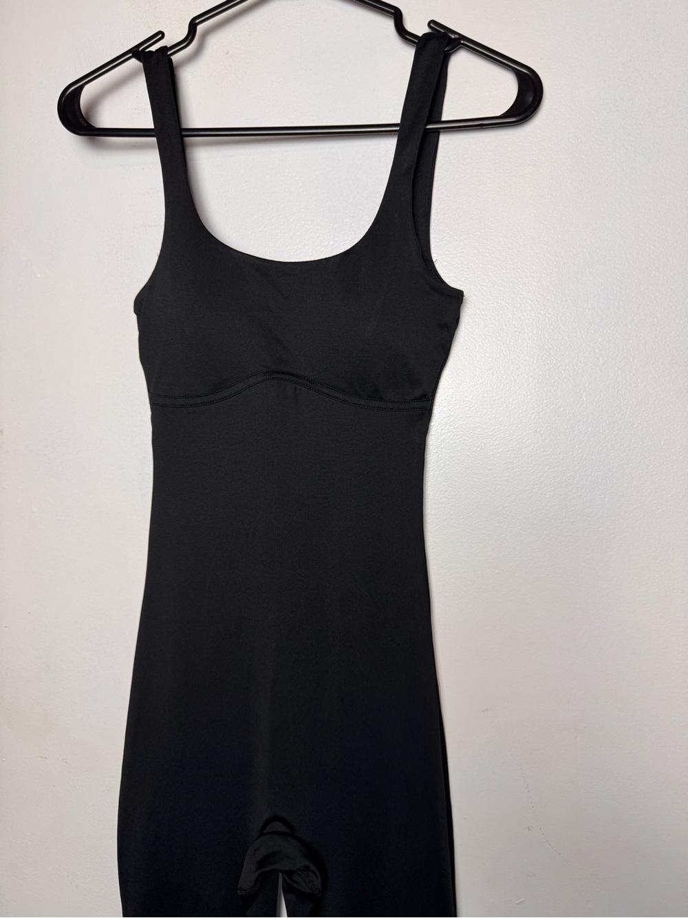 Brand new black sports romper with flare bottom detail Size-Xs